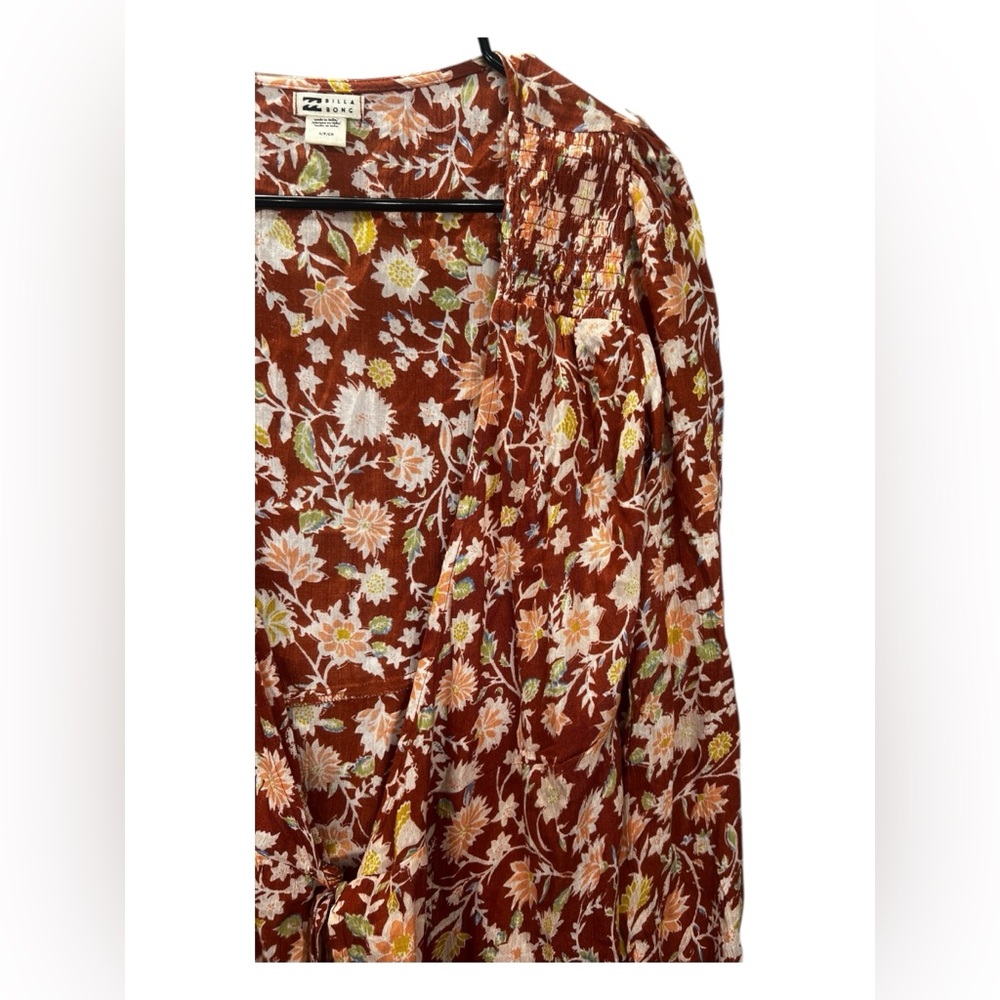 Billabong Spring Romance Mini Wrap Dress Size S - Picture 5 of 12